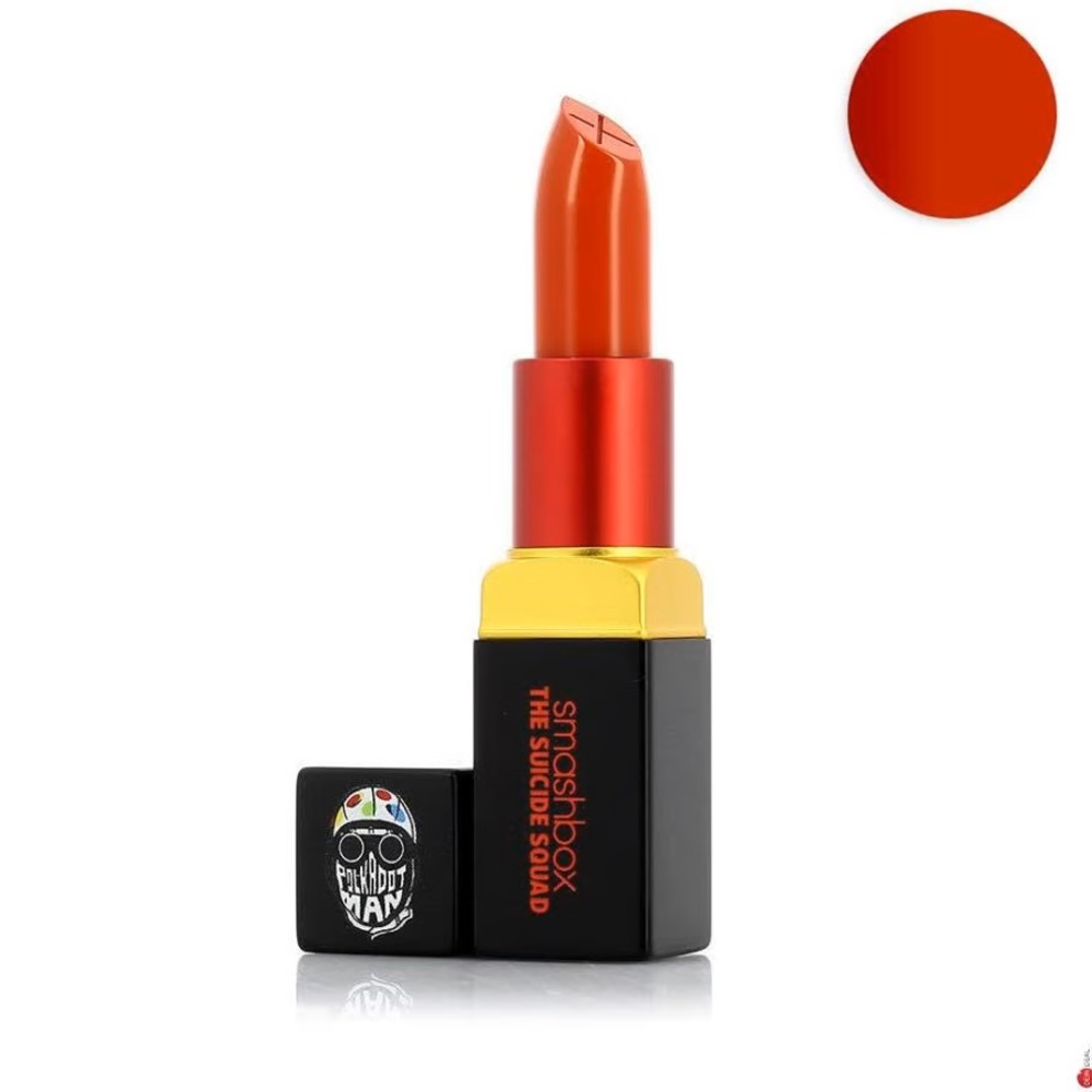 Smashbox Suicide Squad Be Legendary prime plush Lipstick “Polka Dot Man” Orange